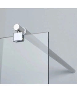 BOX DOCCIA WALK-IN CROMO 6MM, 90X190 CM